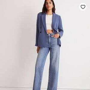 Madewell perfect vintage wide-leg jean heathcote wash